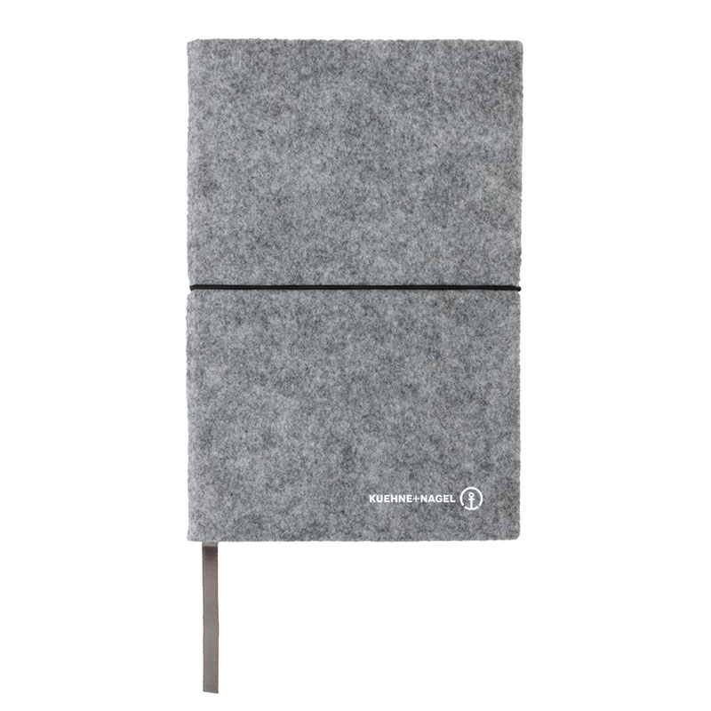 GRS Certified Recycled Felt A5 Softcover Notebook