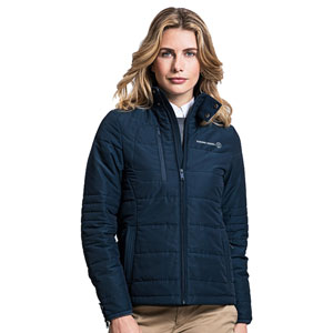 Ladies' Cross Jacket - Made of 125 g/m2 100% polyester and eco-efficient padding by DuPont&trade;.