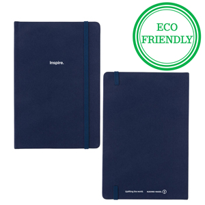 GRS Certified RPET A5 Notebook - This beautiful notebook is perfect for those who want to put their thoughts on paper.