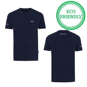 Iqoniq Bryce Recycled Cotton T-Shirt - 100% cotton unisex t-shirt, of which 50% recycled and 50% organic, 180 G/M².