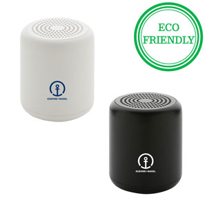 RCS Certified Recycled Plastic 5W Wireless Speaker - 5W wireless speaker made with RCS (Recycled Claim Standard) certified recycled ABS and TPE.