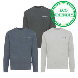 Iqoniq Denali Recycled Cotton Crew Neck Undyed - This unisex crew neck in regular fit is a comfortable, simple crew neck sweater.